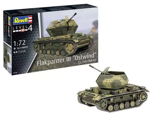 Revell - Flakpanzer IIIOstwind(3,7cm Fl